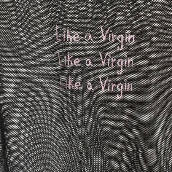 Mesh vintage Dolce & Gabbana “Like a Virgin” embroidered tank top - Picture 2 of 4